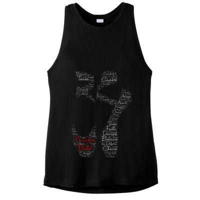 New York Ballet Pointe Shoe Ladies PosiCharge Tri-Blend Wicking Tank