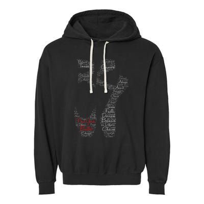 New York Ballet Pointe Shoe Garment-Dyed Fleece Hoodie