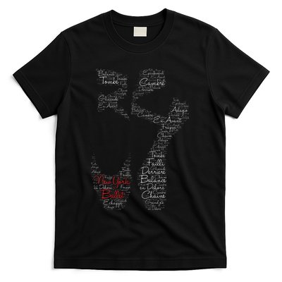 New York Ballet Pointe Shoe T-Shirt