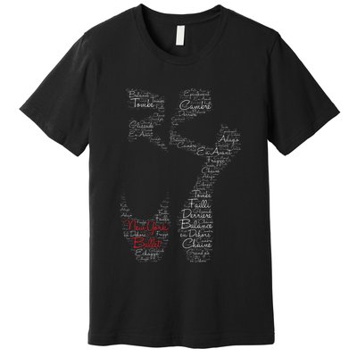 New York Ballet Pointe Shoe Premium T-Shirt