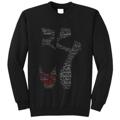 New York Ballet Pointe Shoe Tall Sweatshirt