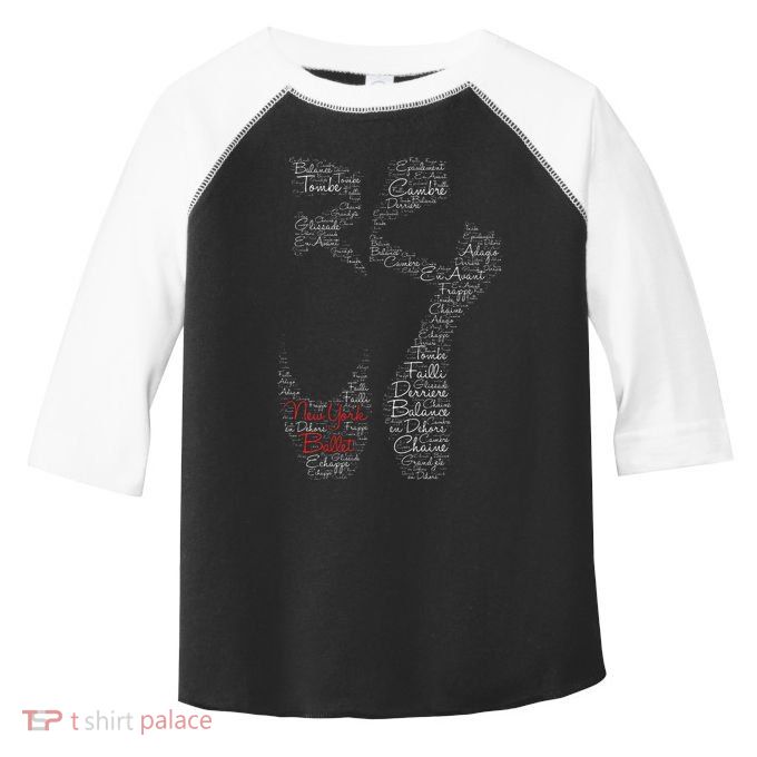 New York Ballet Pointe Shoe Toddler Fine Jersey T-Shirt