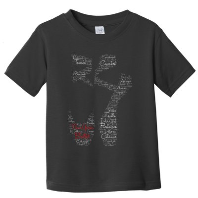 New York Ballet Pointe Shoe Toddler T-Shirt