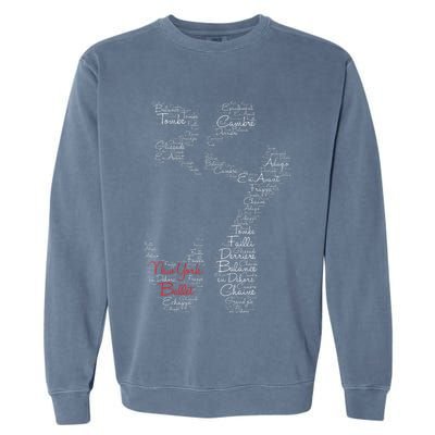 New York Ballet Pointe Shoe Garment-Dyed Sweatshirt