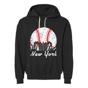 New York Baseball NY Garment-Dyed Fleece Hoodie