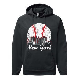 New York Baseball NY Performance Fleece Hoodie