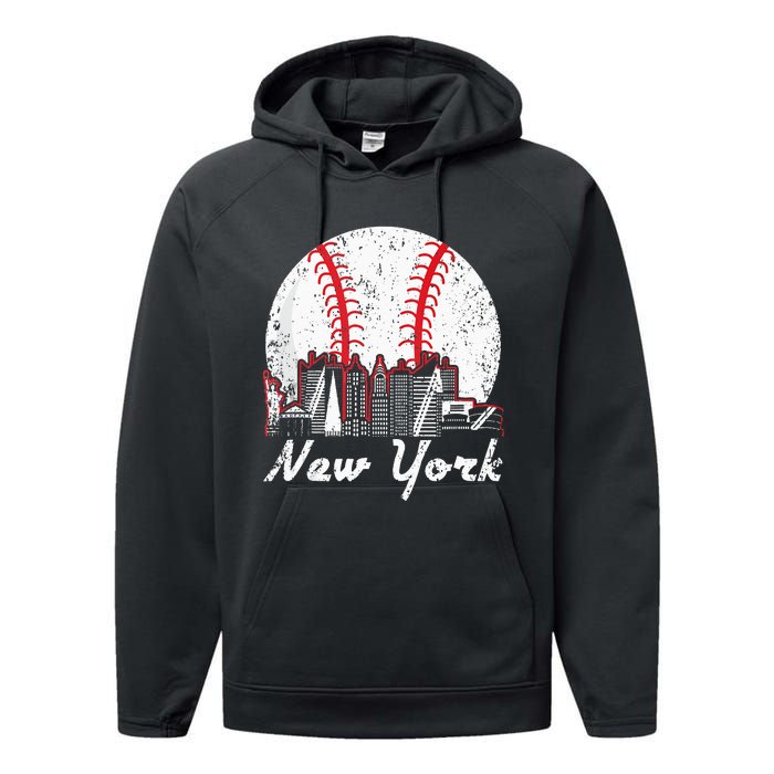 New York Baseball NY Performance Fleece Hoodie