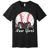 New York Baseball NY Premium T-Shirt