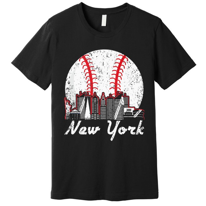 New York Baseball NY Premium T-Shirt