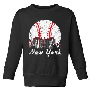 New York Baseball NY Toddler Sweatshirt