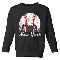 New York Baseball NY Toddler Sweatshirt