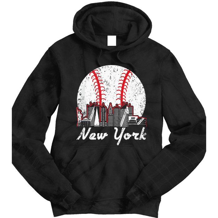 New York Baseball NY Tie Dye Hoodie