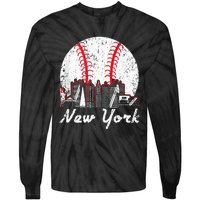 New York Baseball NY Tie-Dye Long Sleeve Shirt