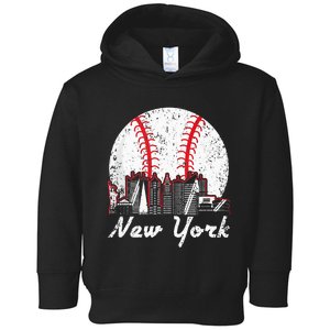 New York Baseball NY Toddler Hoodie