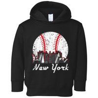 New York Baseball NY Toddler Hoodie