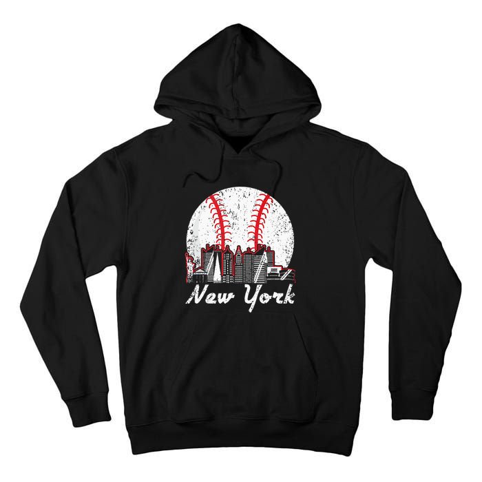 New York Baseball NY Tall Hoodie