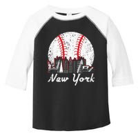 New York Baseball NY Toddler Fine Jersey T-Shirt