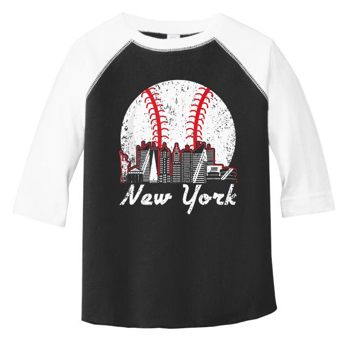 New York Baseball NY Toddler Fine Jersey T-Shirt