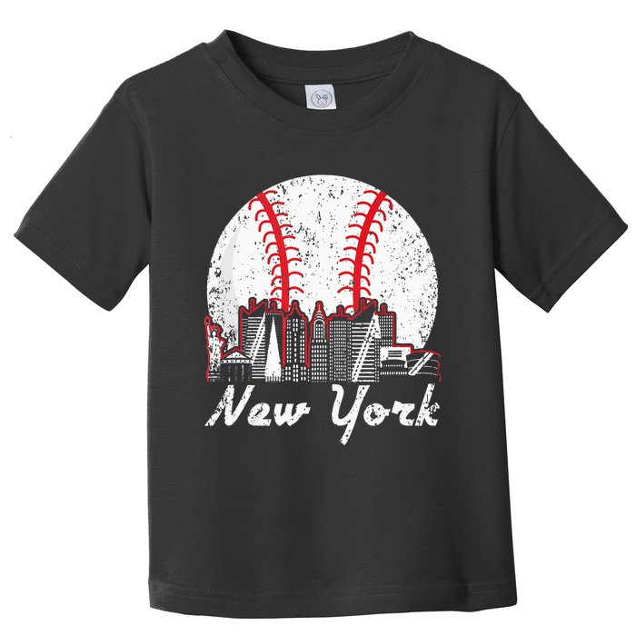 New York Baseball NY Toddler T-Shirt