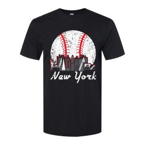 New York Baseball NY Softstyle CVC T-Shirt