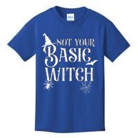 Not Your Basic Witch Funny Halloween Witch Costume Great Gift Kids T-Shirt