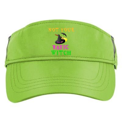 Not Your Basic Witch Funny Witch Halloween Costume Gift Adult Drive Performance Visor