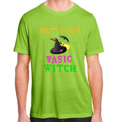 Not Your Basic Witch Funny Witch Halloween Costume Gift Adult ChromaSoft Performance T-Shirt