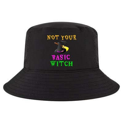 Not Your Basic Witch Funny Witch Halloween Costume Gift Cool Comfort Performance Bucket Hat