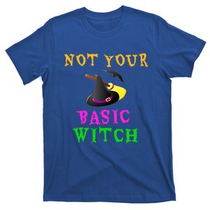 Not Your Basic Witch Funny Witch Halloween Costume Gift T-Shirt