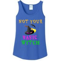 Not Your Basic Witch Funny Witch Halloween Costume Gift Ladies Essential Tank