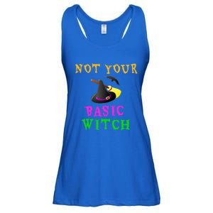 Not Your Basic Witch Funny Witch Halloween Costume Gift Ladies Essential Flowy Tank