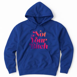 Not Your Bitch Funny S Rights Gift Hoodie