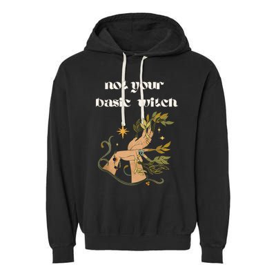 Not Your Basic Witch Garment-Dyed Fleece Hoodie