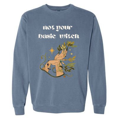 Not Your Basic Witch Garment-Dyed Sweatshirt