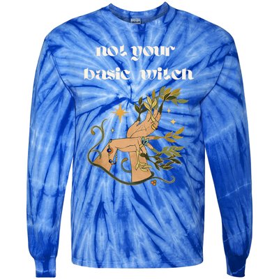 Not Your Basic Witch Tie-Dye Long Sleeve Shirt