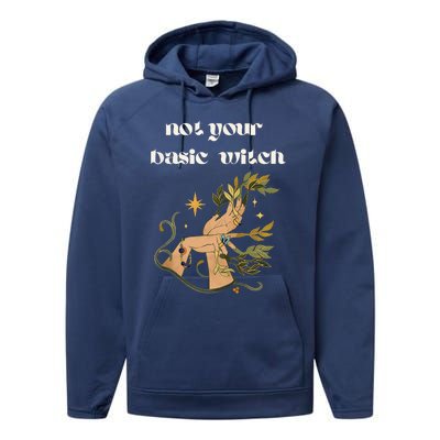 Not Your Basic Witch Performance Fleece Hoodie