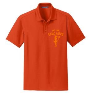 Not Your Basic Witch Gift Dry Zone Grid Polo