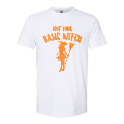 Not Your Basic Witch Gift Softstyle CVC T-Shirt