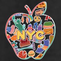NYC Apple Doodle Cool Comfort Performance Bucket Hat