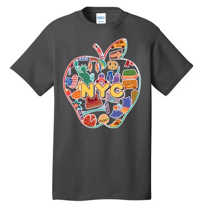 NYC Apple Doodle Tall T-Shirt