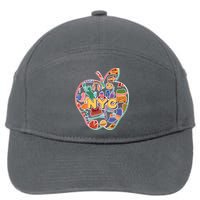 NYC Apple Doodle 7-Panel Snapback Hat