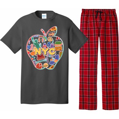 NYC Apple Doodle Pajama Set