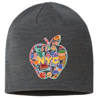 NYC Apple Doodle Sustainable Beanie