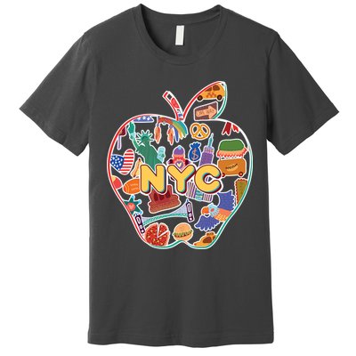 NYC Apple Doodle Premium T-Shirt