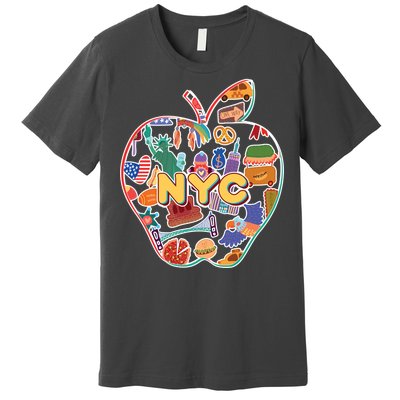 NYC Apple Doodle Premium T-Shirt