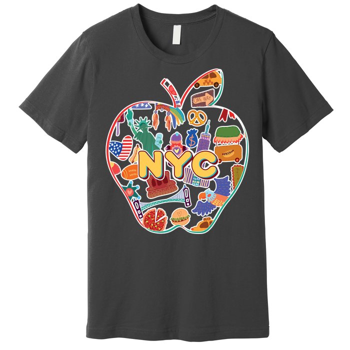 NYC Apple Doodle Premium T-Shirt