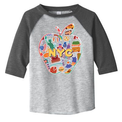 NYC Apple Doodle Toddler Fine Jersey T-Shirt