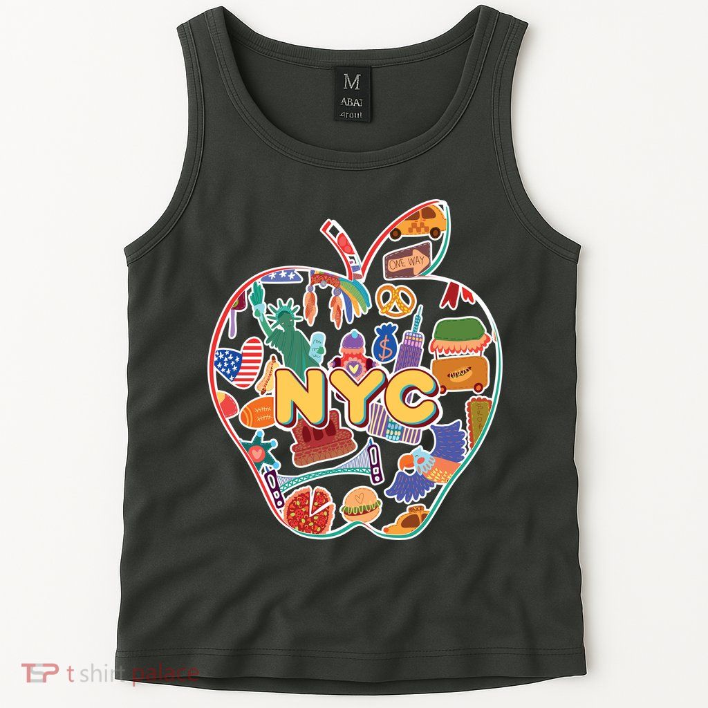 NYC Apple Doodle Tank Top