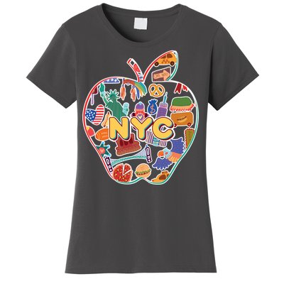 NYC Apple Doodle Women's T-Shirt