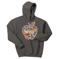 NYC Apple Doodle Kids Hoodie